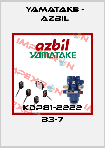 KDP81-2222 B3-7 Yamatake - Azbil