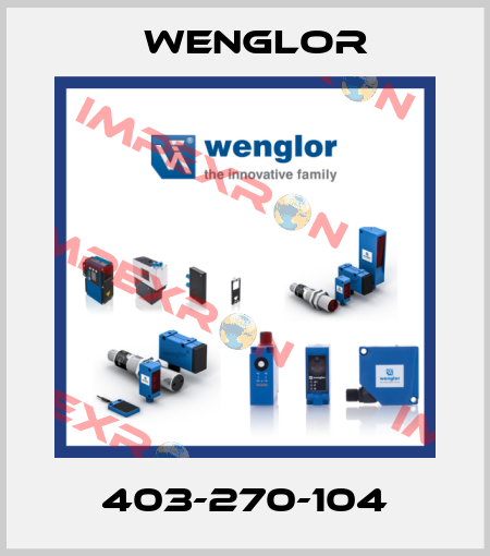 403-270-104 Wenglor