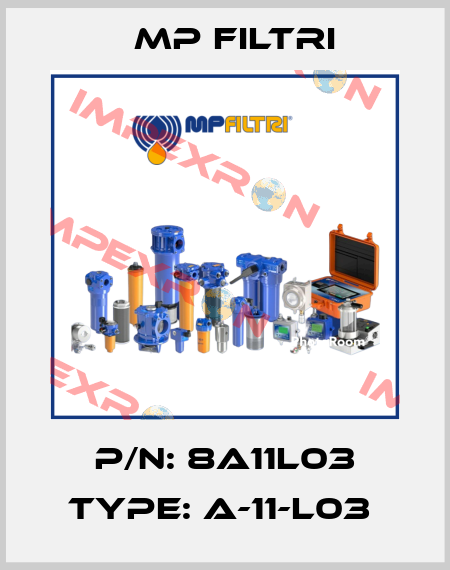 P/N: 8A11L03 Type: A-11-L03  MP Filtri
