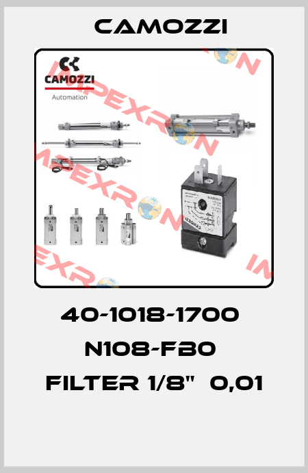 40-1018-1700  N108-FB0  FILTER 1/8"  0,01 µ  Camozzi