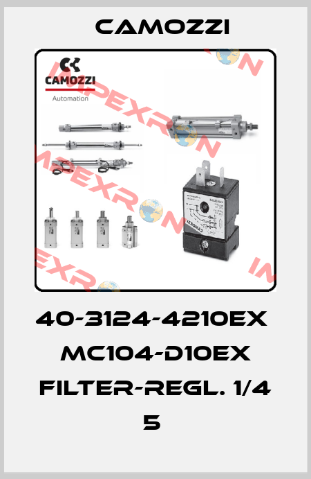 40-3124-4210EX  MC104-D10EX FILTER-REGL. 1/4 5  Camozzi