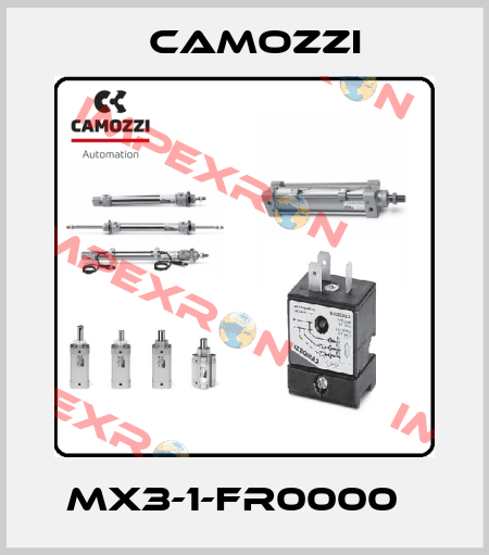 MX3-1-FR0000   Camozzi