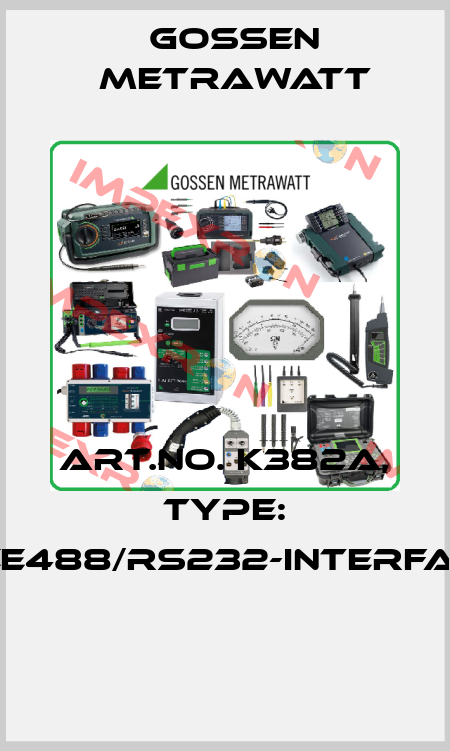 Art.No. K382A, Type: IEEE488/RS232-Interface  Gossen Metrawatt