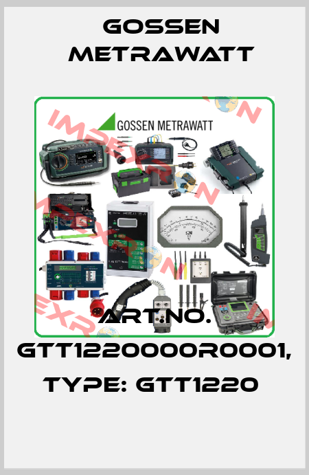 Art.No. GTT1220000R0001, Type: GTT1220  Gossen Metrawatt