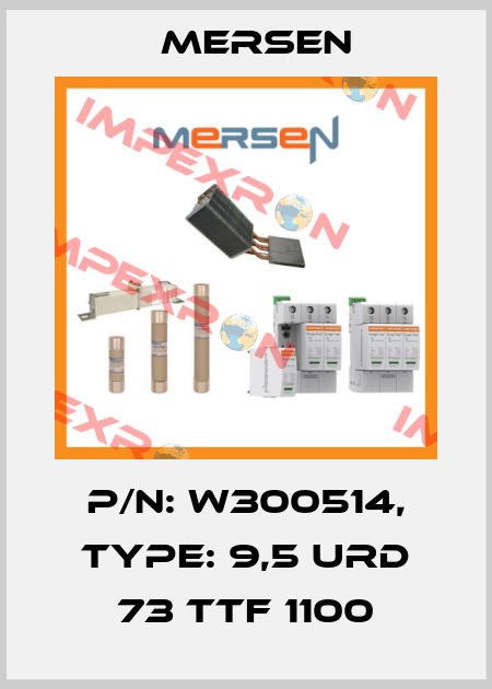 P/N: W300514, Type: 9,5 URD 73 TTF 1100 Mersen