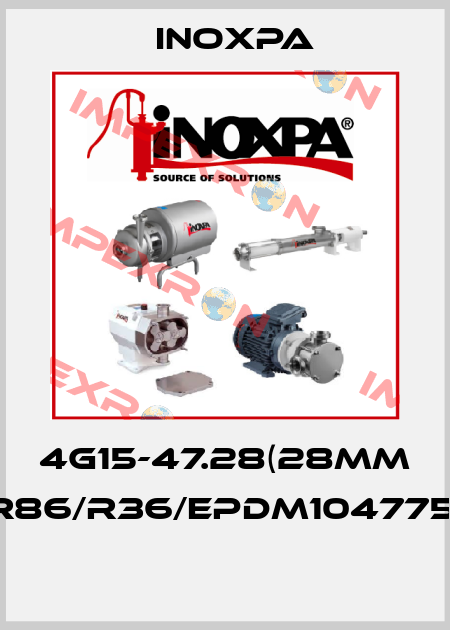4G15-47.28(28MM R86/R36/EPDM104775)  Inoxpa