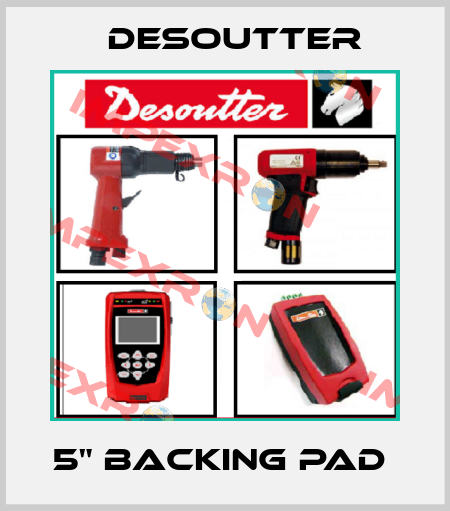 5" BACKING PAD  Desoutter