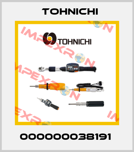 000000038191  Tohnichi