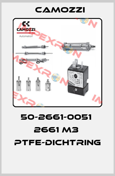 50-2661-0051  2661 M3  PTFE-DICHTRING  Camozzi