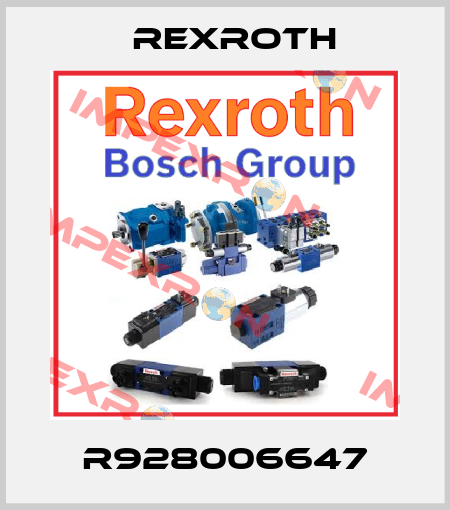 R928006647 Rexroth