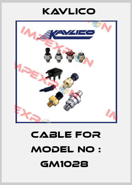 Cable for Model No : GM1028  Kavlico