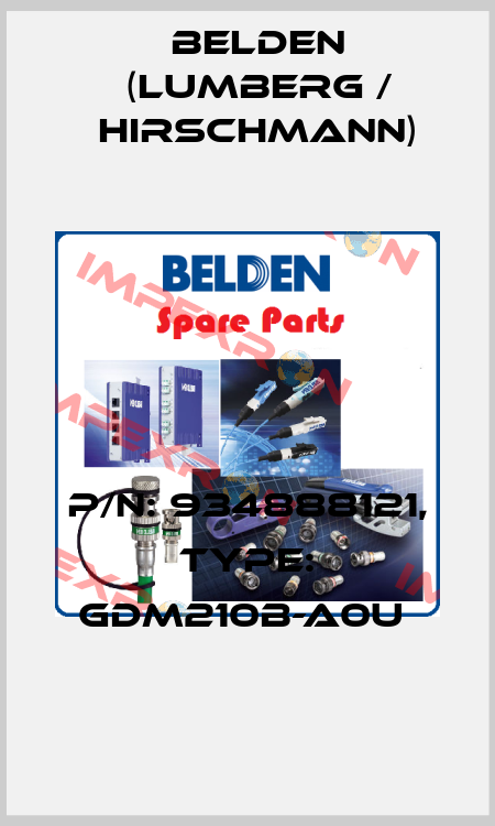 P/N: 934888121, Type: GDM210B-A0U  Belden (Lumberg / Hirschmann)