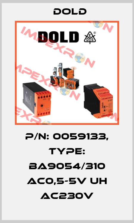 p/n: 0059133, Type: BA9054/310 AC0,5-5V UH AC230V Dold