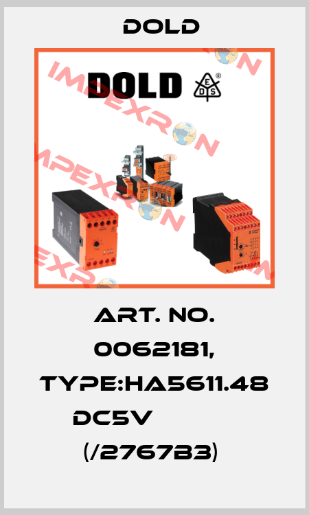 Art. No. 0062181, Type:HA5611.48 DC5V            (/2767B3)  Dold