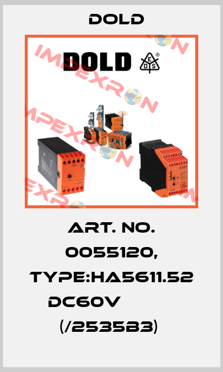 Art. No. 0055120, Type:HA5611.52 DC60V           (/2535B3)  Dold