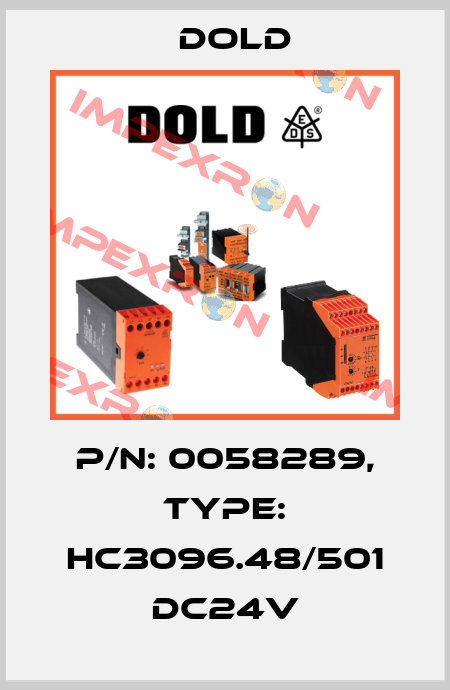 p/n: 0058289, Type: HC3096.48/501 DC24V Dold