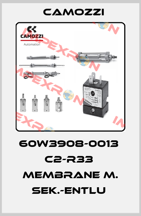 60W3908-0013  C2-R33  MEMBRANE M. SEK.-ENTLU  Camozzi