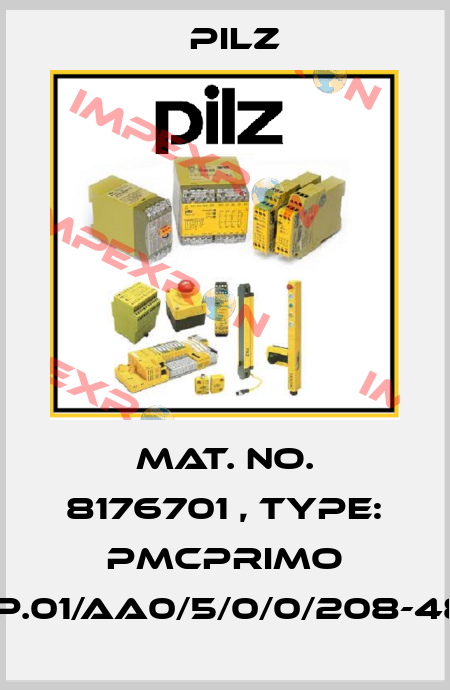 Mat. No. 8176701 , Type: PMCprimo DriveP.01/AA0/5/0/0/208-480VAC Pilz