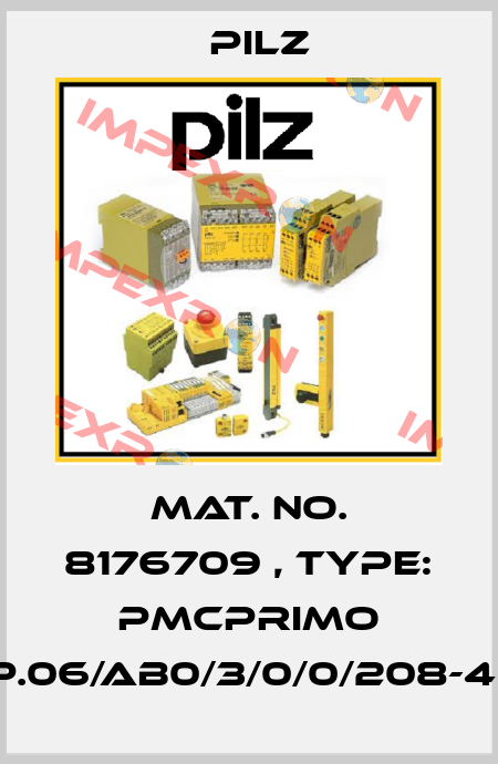 Mat. No. 8176709 , Type: PMCprimo DriveP.06/AB0/3/0/0/208-480VAC Pilz