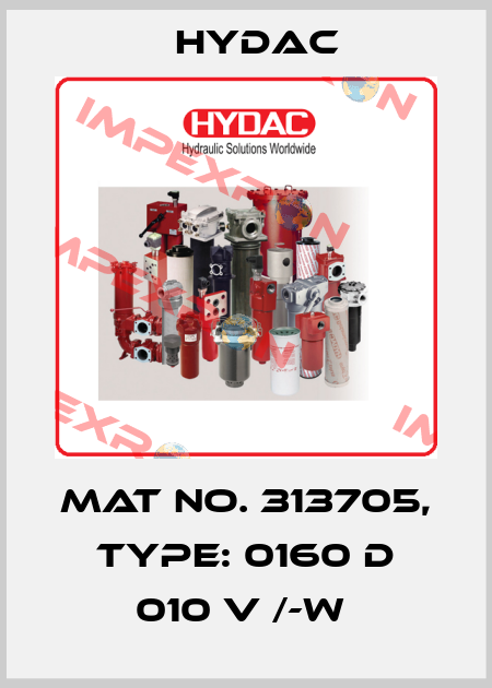 Mat No. 313705, Type: 0160 D 010 V /-W  Hydac