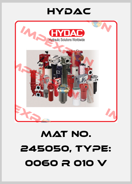 Mat No. 245050, Type: 0060 R 010 V Hydac