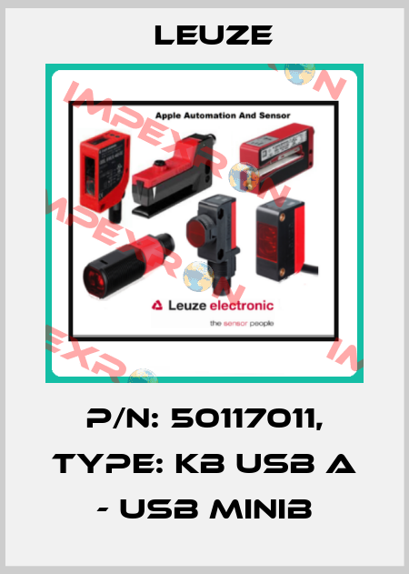 p/n: 50117011, Type: KB USB A - USB miniB Leuze