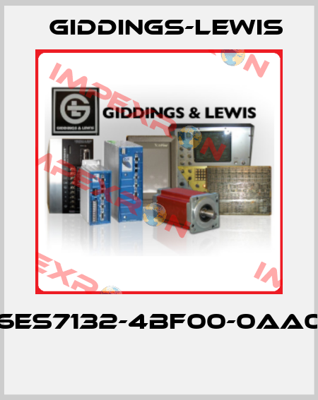 6ES7132-4BF00-0AA0  Giddings-Lewis