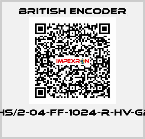 755HS/2-04-FF-1024-R-HV-G2-HT  British Encoder