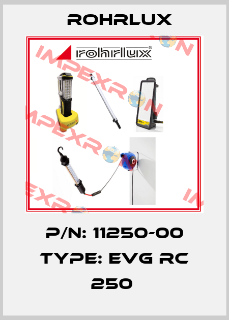P/N: 11250-00 Type: EVG RC 250  Rohrlux