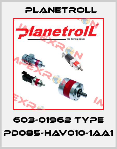 603-01962 Type PD085-HAV010-1AA1 Planetroll