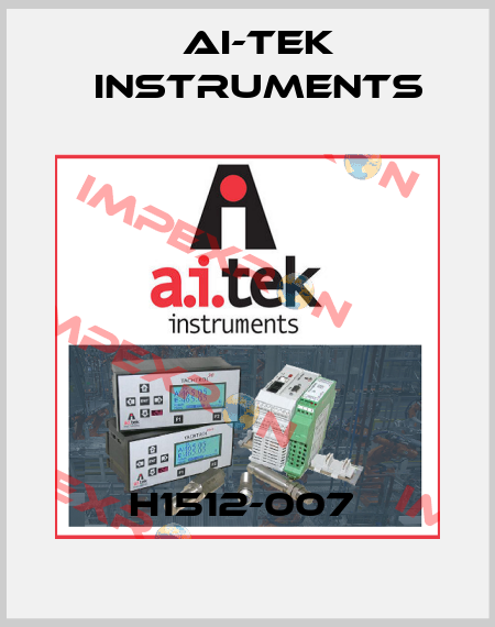 H1512-007  AI-Tek Instruments