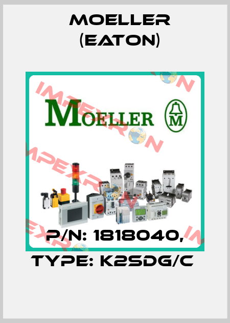 P/N: 1818040, Type: K2SDG/C  Moeller (Eaton)