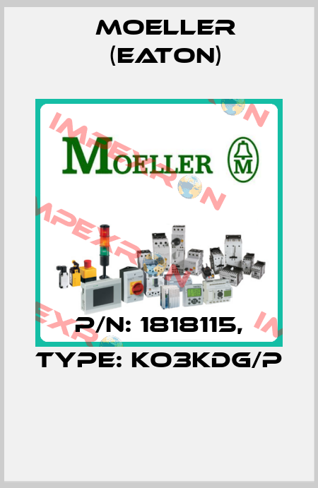 P/N: 1818115, Type: KO3KDG/P  Moeller (Eaton)