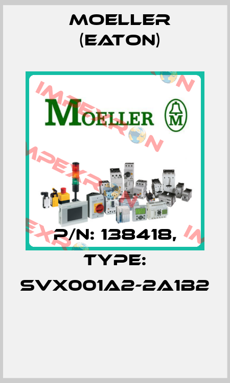 P/N: 138418, Type: SVX001A2-2A1B2  Moeller (Eaton)
