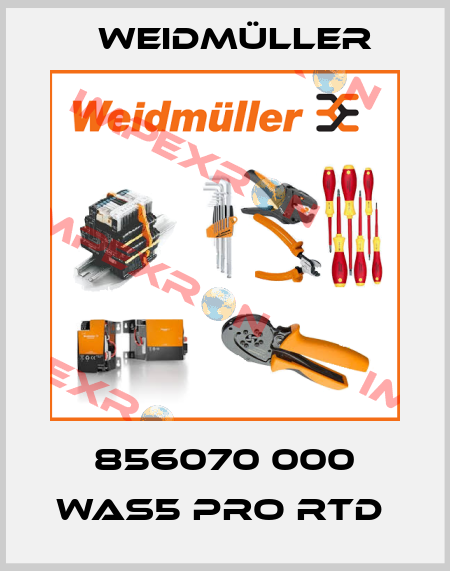 856070 000 WAS5 PRO RTD  Weidmüller