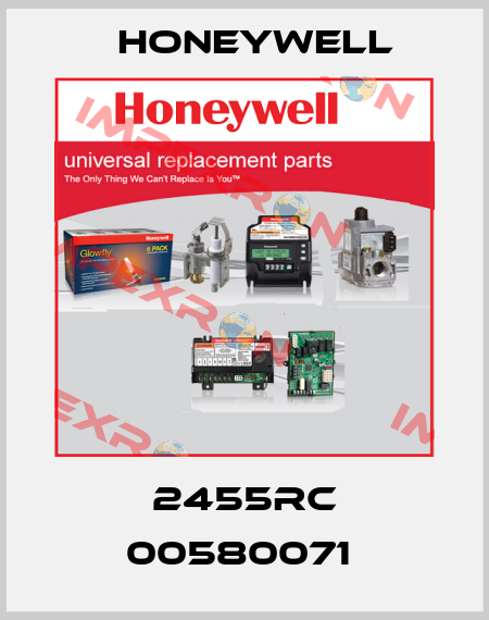 2455RC 00580071  Honeywell