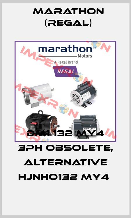 DM1 132 MY4 3PH obsolete, alternative HJNHO132 My4  Marathon (Regal)