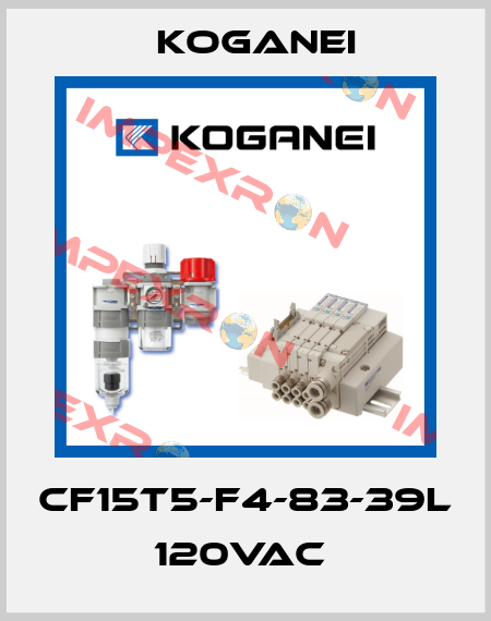 CF15T5-F4-83-39L 120VAC  Koganei