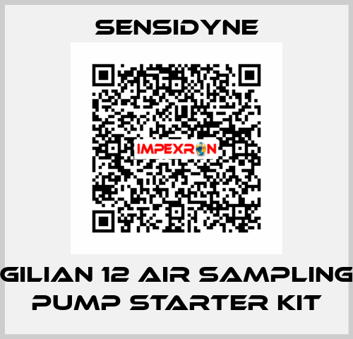 Gilian 12 Air Sampling Pump Starter Kit Sensidyne