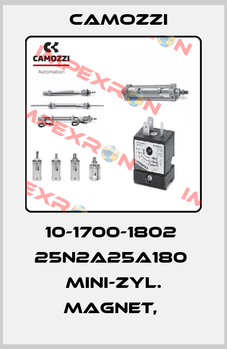10-1700-1802  25N2A25A180  MINI-ZYL. MAGNET,  Camozzi