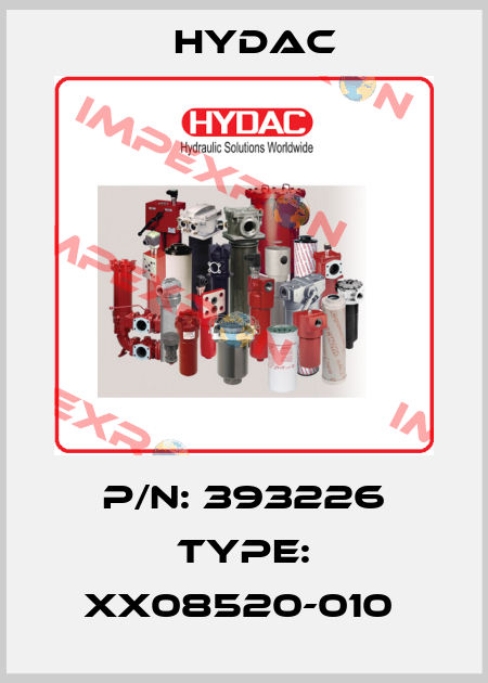P/N: 393226 Type: XX08520-010  Hydac