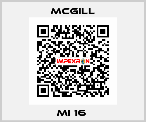  MI 16  McGill