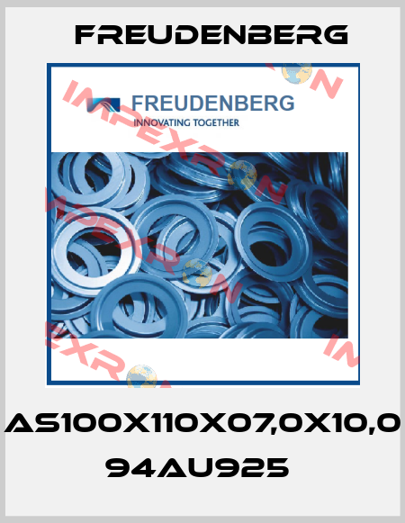 AS100X110X07,0X10,0 94AU925  Freudenberg