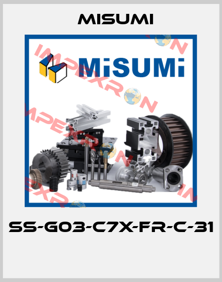 SS-G03-C7X-FR-C-31  Misumi
