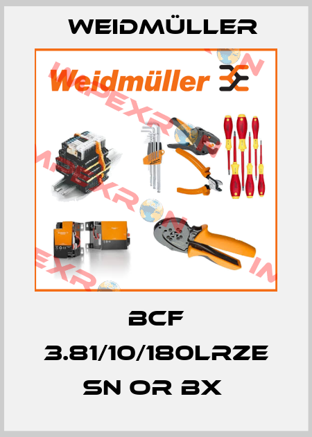 BCF 3.81/10/180LRZE SN OR BX  Weidmüller