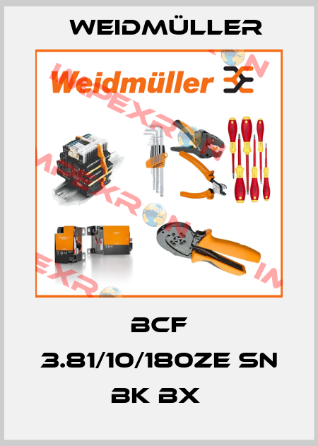 BCF 3.81/10/180ZE SN BK BX  Weidmüller