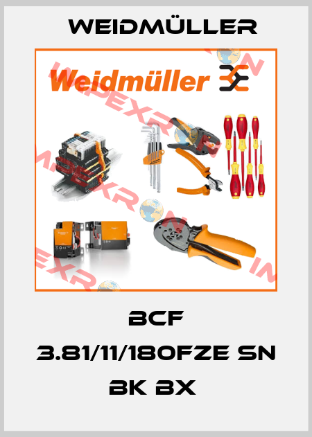 BCF 3.81/11/180FZE SN BK BX  Weidmüller
