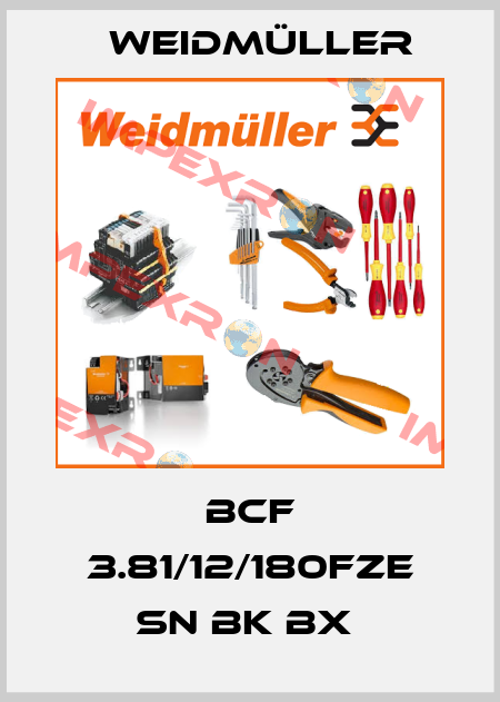 BCF 3.81/12/180FZE SN BK BX  Weidmüller