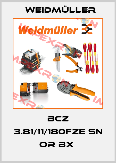 BCZ 3.81/11/180FZE SN OR BX  Weidmüller
