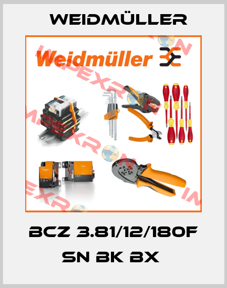 BCZ 3.81/12/180F SN BK BX  Weidmüller